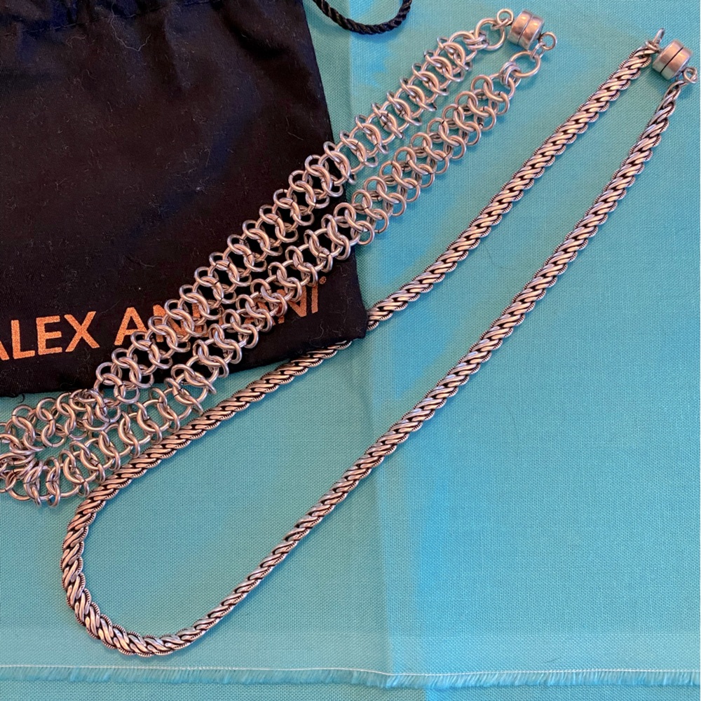 Alex and Ani magnetic clasp necklace set
